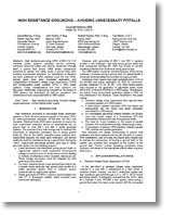 High Resistance Grounding Avoiding Pitfalls